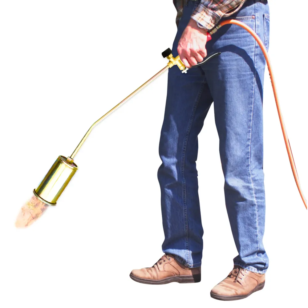 Cannello Gas 70cm con Bruciatore ø60mm e Leva Rapida per Uso Professionale