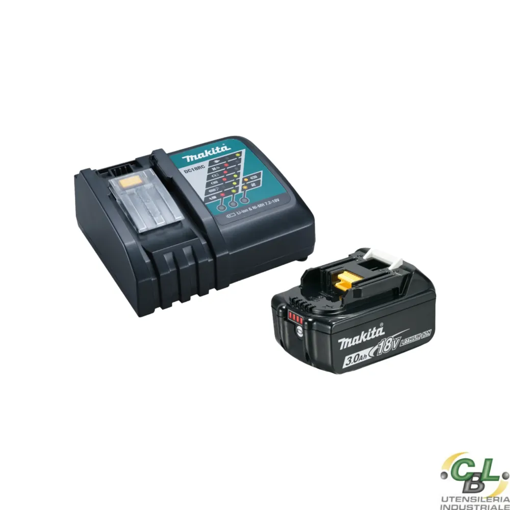 CARICABATTERIA DC1 + 1 BATTERIA 18V 3.0 Ah
