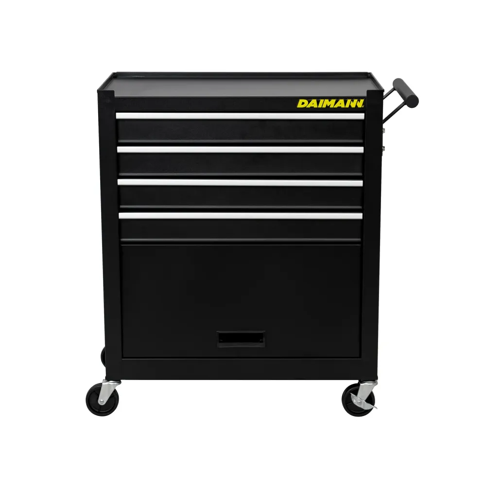 Carrello Da Officina Con 4 Cassetti E Ruote