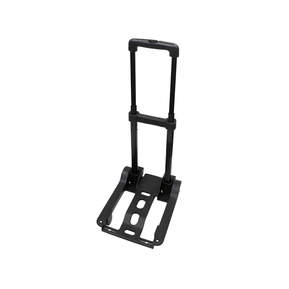 Carrello Pieghevole Con Ruote Nylon E Acciaio Max. 30kg Nero