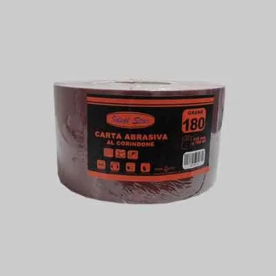 CARTA ABRASIVA IDEAL STAR grana 220 - rotolo mm 115x100mt. Prezzo per Pezzo.