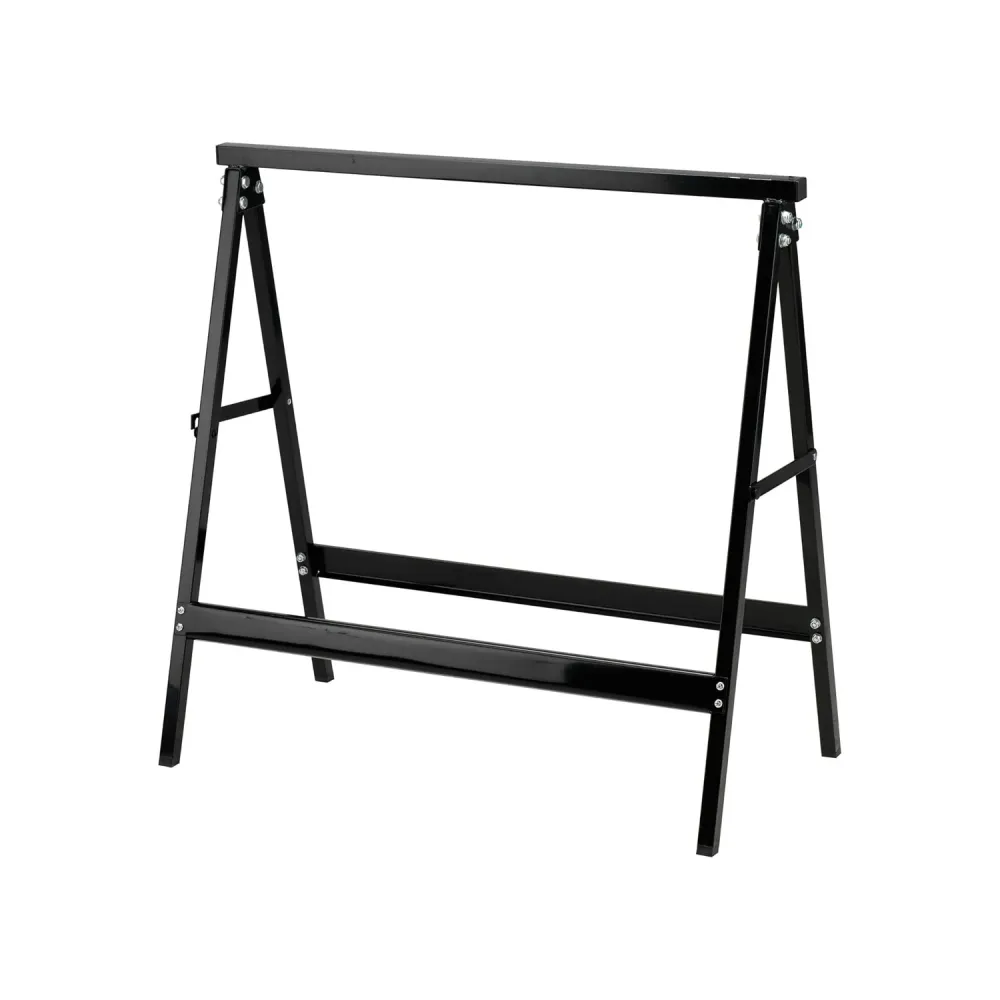 Cavalletto per Carichi fino 100 kg 76x37x78 cm Nero