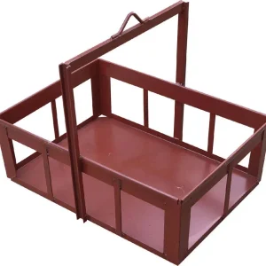 CESTA PORTAMATTONI 50x50xH25x H. tot.62 manico fisso