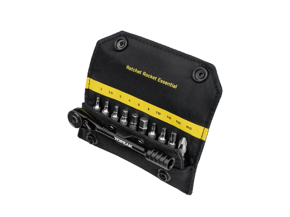 Chiave cricchetto compatta TOPEAK RATCHET ROCKET ESSENTIAL nera