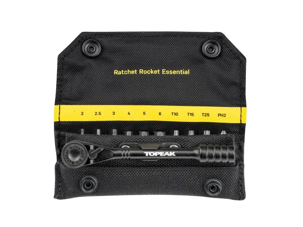 Chiave cricchetto compatta TOPEAK RATCHET ROCKET ESSENTIAL nera