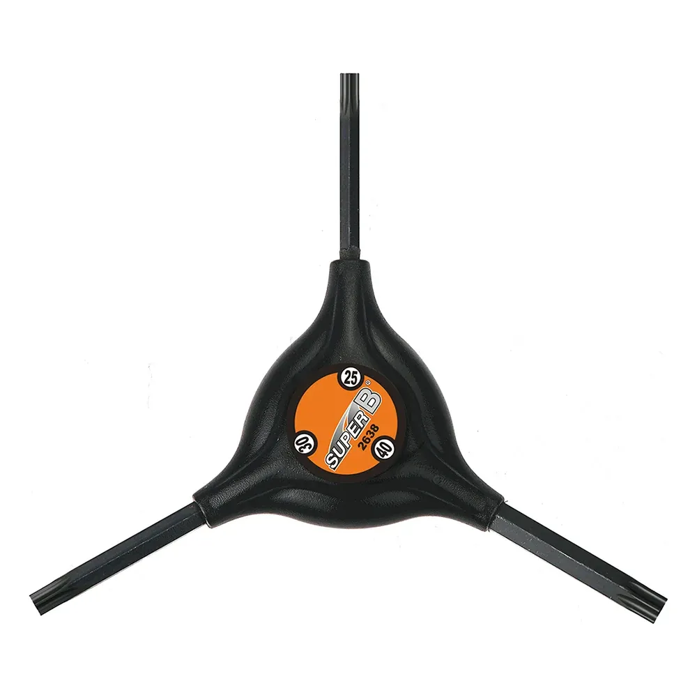 Chiave Multipla 3in1 TorX T25/T30/T40 Nero