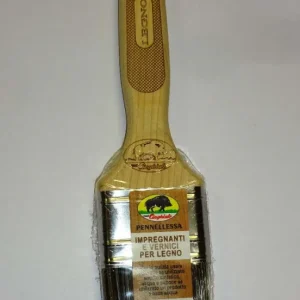 CINGHIALE - PENNELLO PER IMPREGNANTI E VERNICI PER LEGNO, MANICO LEGNO MIS. 50