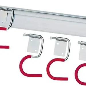 CONNEX - BARRA PORTA ATTREZZI CON GANCI PIU' VITI - 40 CM.
