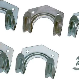 CONNEX - GANCI PORTA ATTREZZI + VITI - 5 PZ - 20 CM.