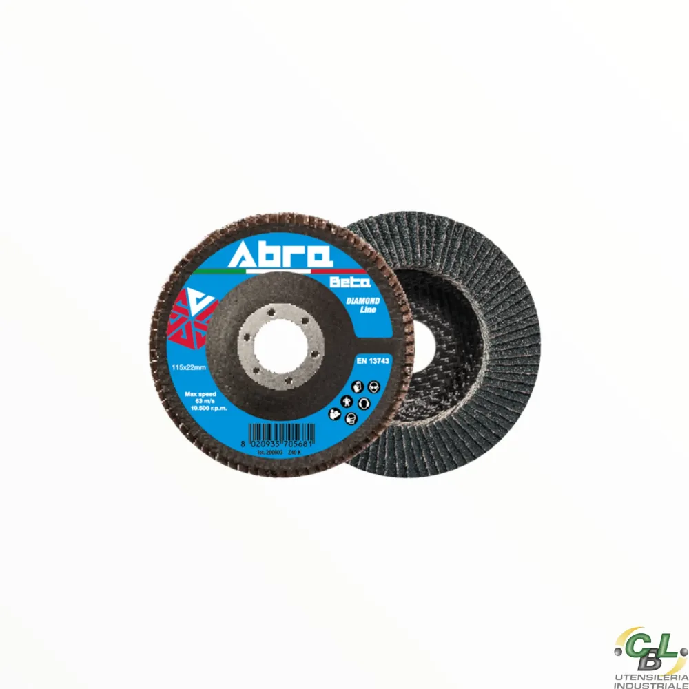 DISCO LAMELLARE BIGGER SUPPORTO FIBRA DI VETRO Ø115 GR.40