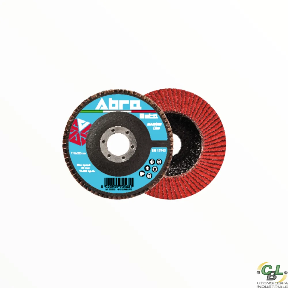DISCO LAMELLARE LINEA DIAMOND SUPPORTO FIBRA DI VETRO Ø115 GR.40