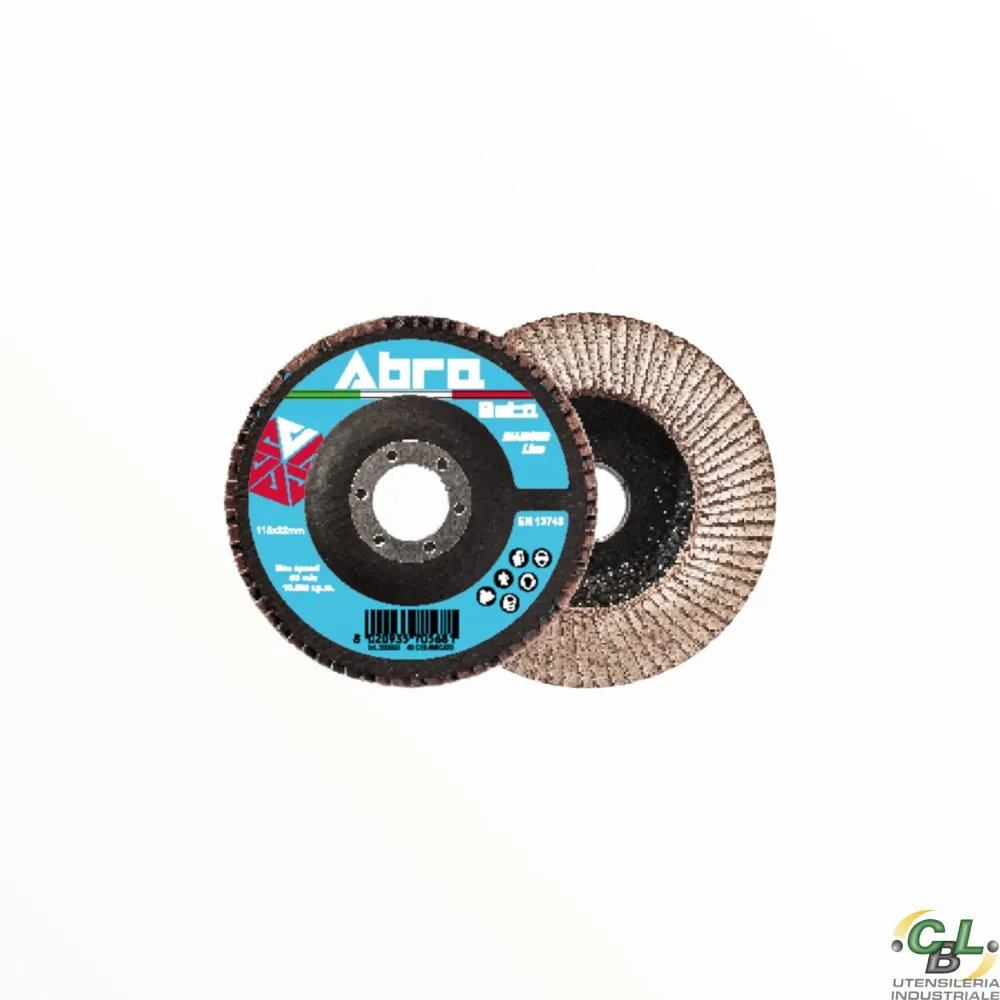 DISCO LAMELLARE LINEA DIAMOND SUPPORTO FIBRA DI VETRO Ø115 GR.40