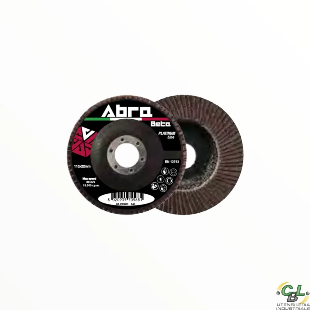 DISCO LAMELLARE LINEA PLATINUM SUPPORTO FIBRA DI VETRO Ø125 GR.60