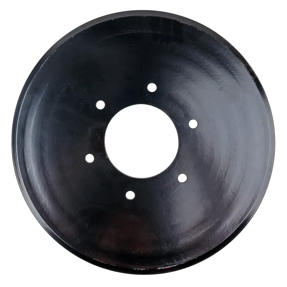 Disco piano liscio per frangizolle Ø 400mm spessore di 6mm con fori cilindrici