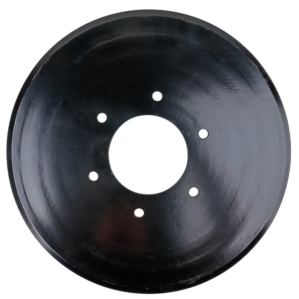 Disco piano liscio per frangizolle Ø 400mm spessore di 6mm con fori cilindrici