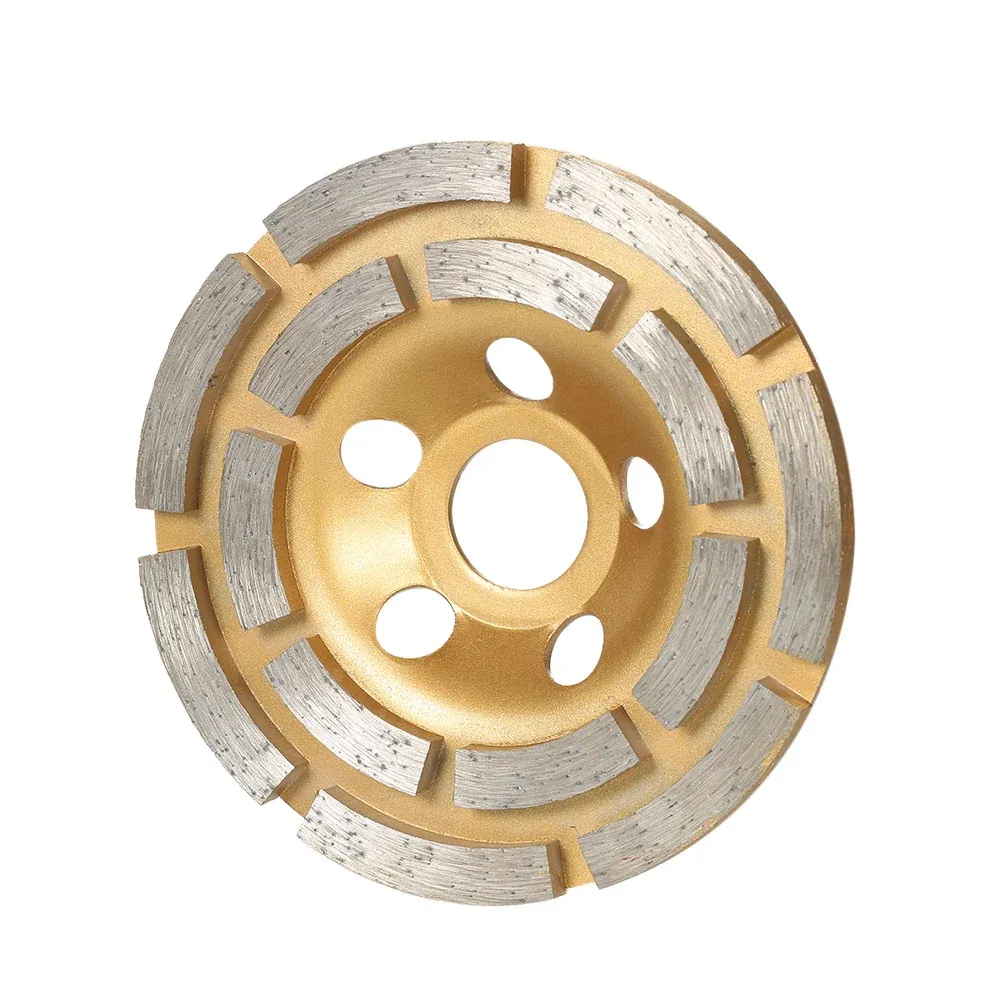 100mm 4" Diamond 2 Row Segment Grinding Wheel Dynagem