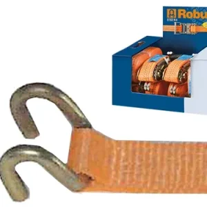 Fasce serraggio cricchetto con ganci sponda Robur 8182SK4. Prezzo per Pezzo.