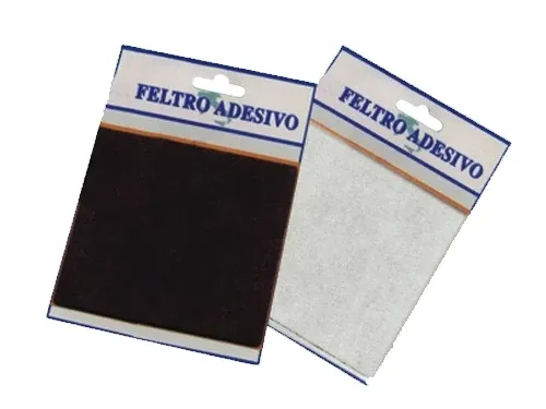 Feltrini autoadesivi quadri. Prezzo per Confezione.