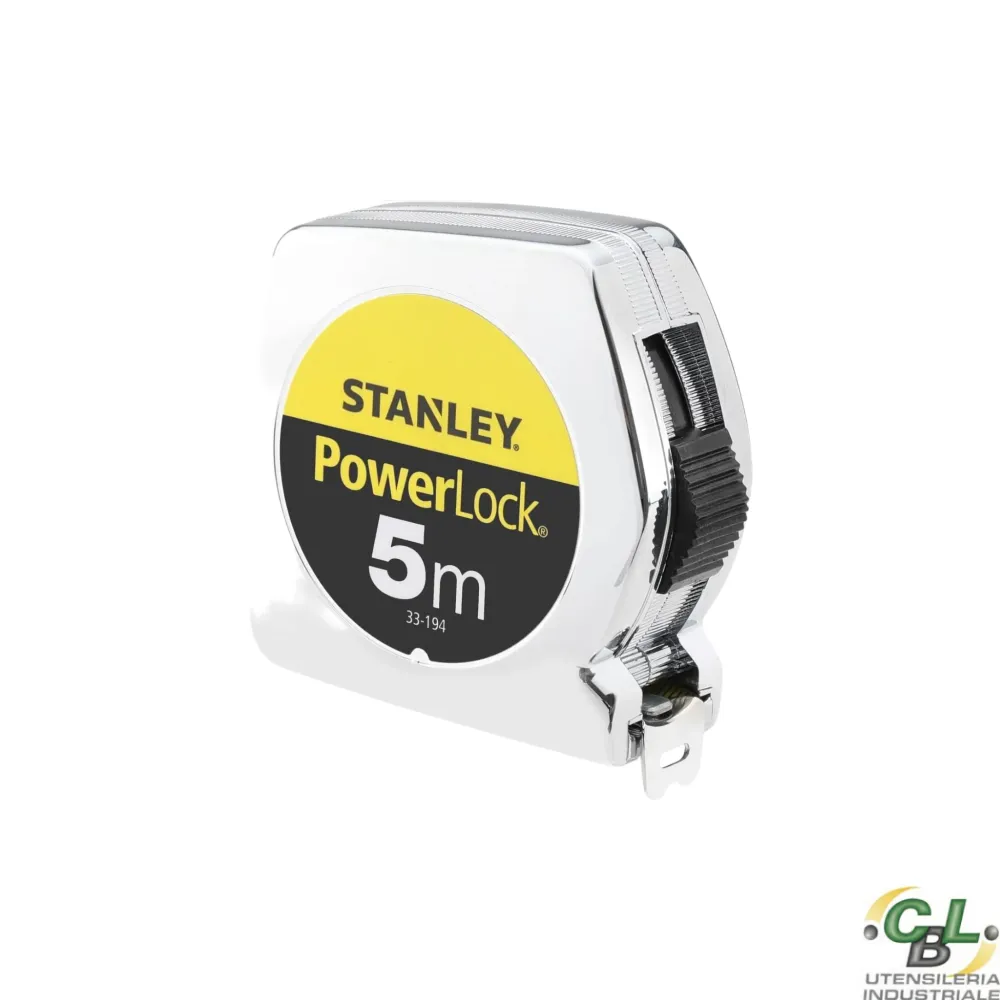 FLESSOMETRO POWERLOCK CASSA MATERIALE SINTETICO 5 MT