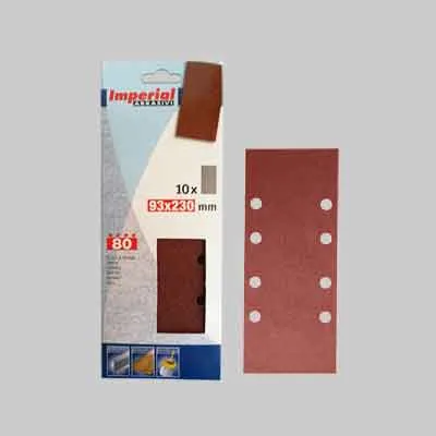 FOGLIO ABRASIVO MM 93X230 Grana 50 - 10 pezzi. Prezzo per Confezione.