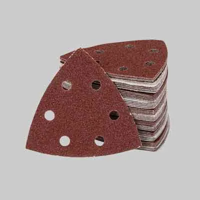 FOGLIO ABRASIVO VELCRATO DELTA PER LEVIGATRICE PALMARE IDEAL STAR Grana 40 - conf. 5 pezzi. Prezzo per Pezzo.