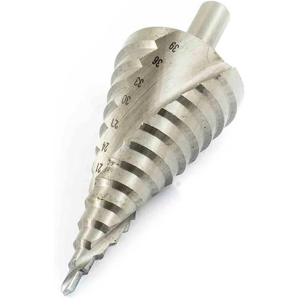 Fresa conica gradini scalini da 4 39 mm legno metallo allargafori