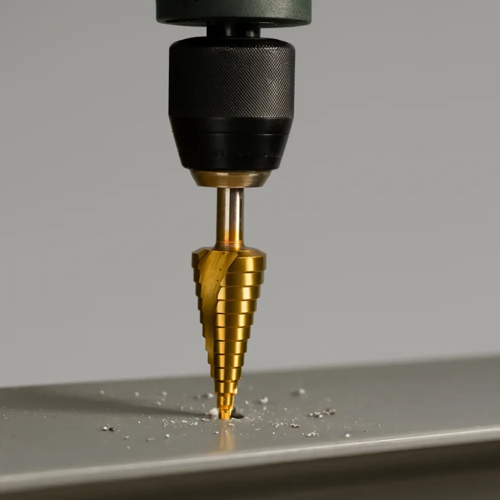 Fresa conica gradini scalini da 4 39 mm legno metallo allargafori