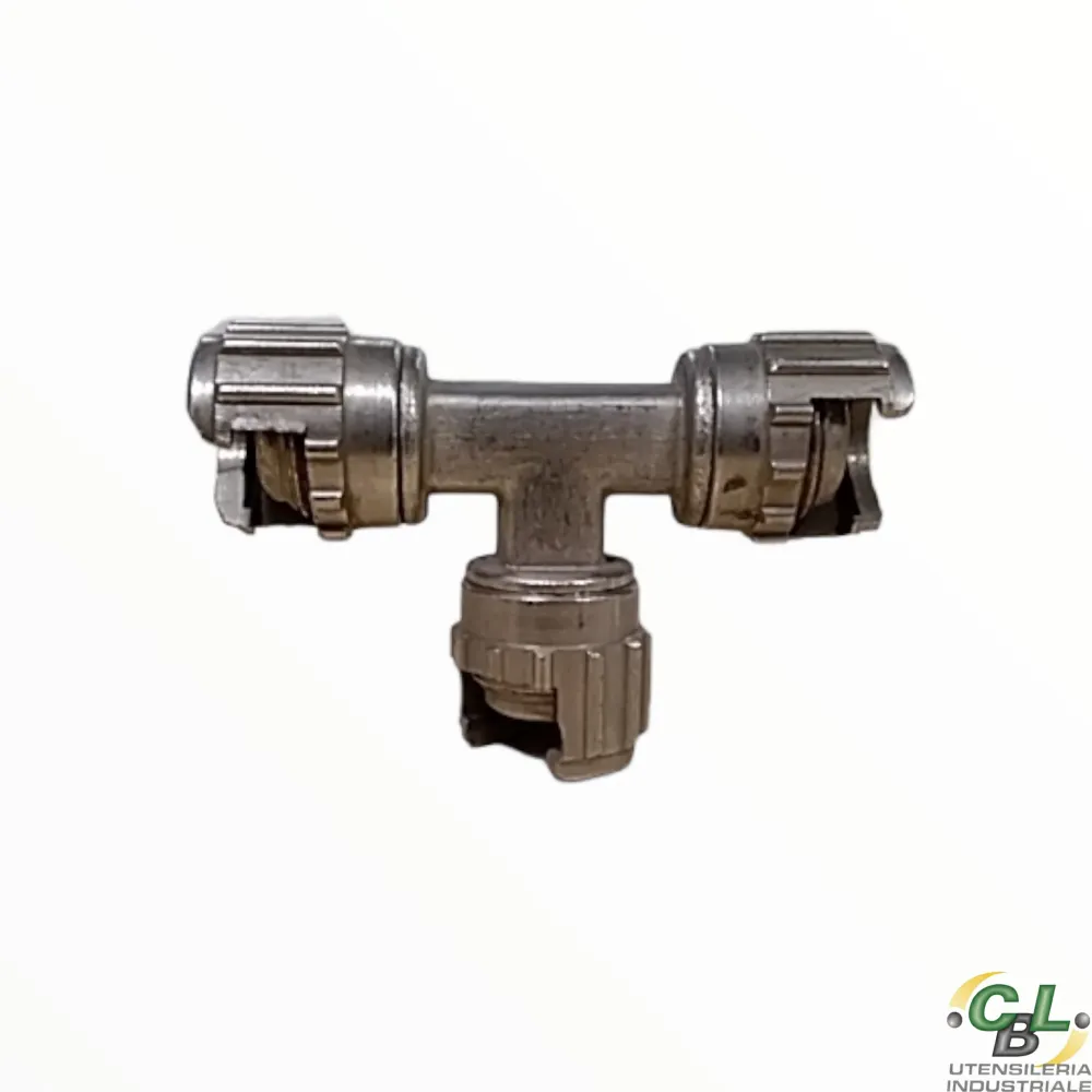 GIUNZIONE "T" DADI FRESATI 1/4" AG 70