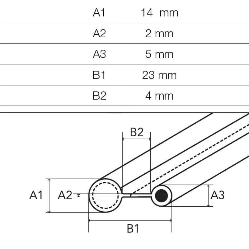 Guarnizione NOTE DE MUSIC nera stufe pellet 14801042