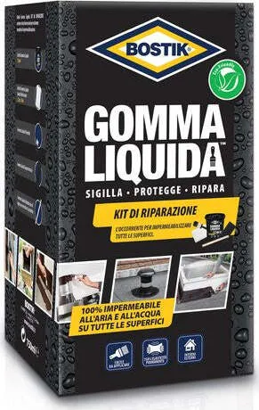 Idropittura per muro Uhu Bostik 631077 Gomma Liquida Nero