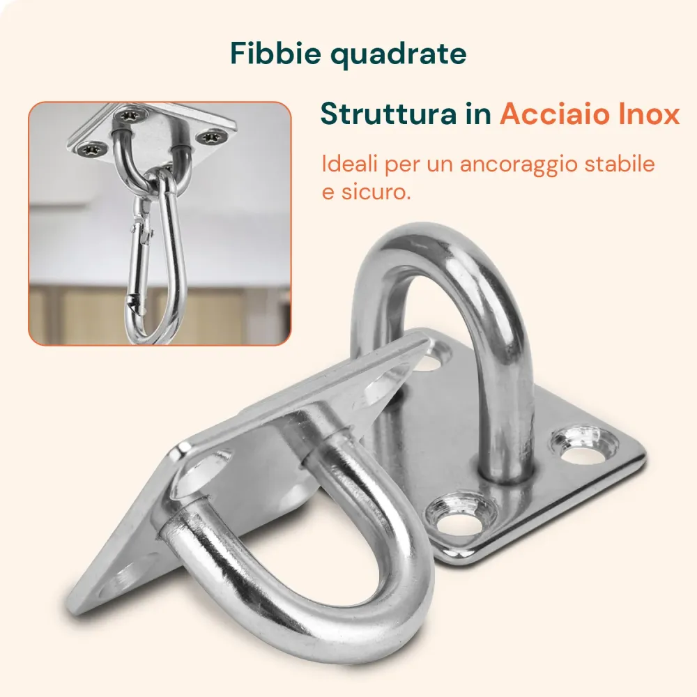 Kit Carrucola Acciaio Inox con Fune 20 m – Resistente e Completo di Accessori