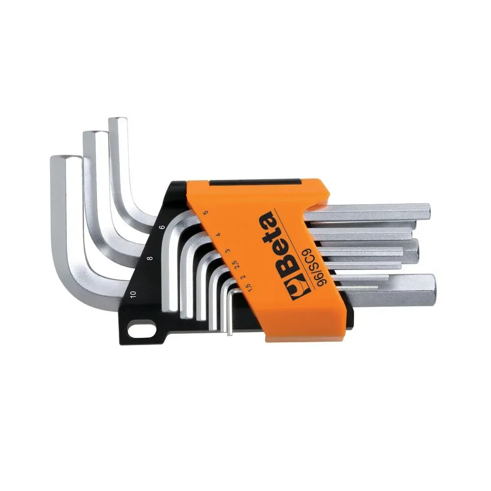 KIT Chiavi Esagonali Corte 9PZ da 1,5 10mm Argento