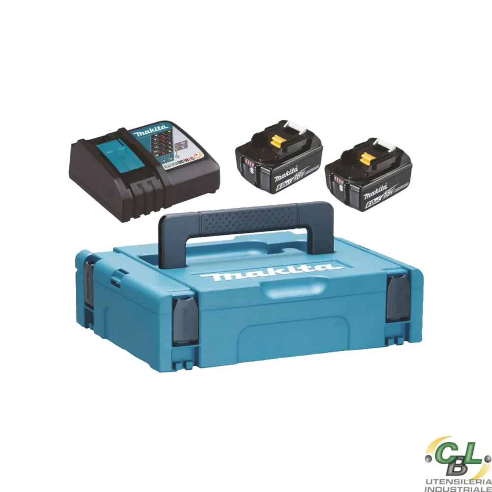 KIT ENERGY 18V 6,0Ah + CARICABATTERIE RAPIDO