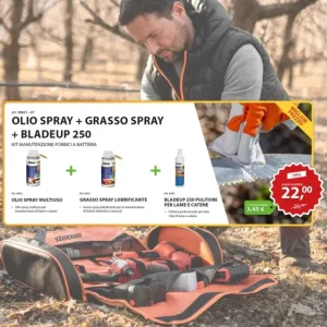 KIT OLIO SPRAY + GRASSO SPRAY + BLADEUP 250