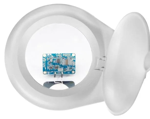 Lampada LED con Lente d'ingrandimento 5 Diottrie Attacco Morsetto