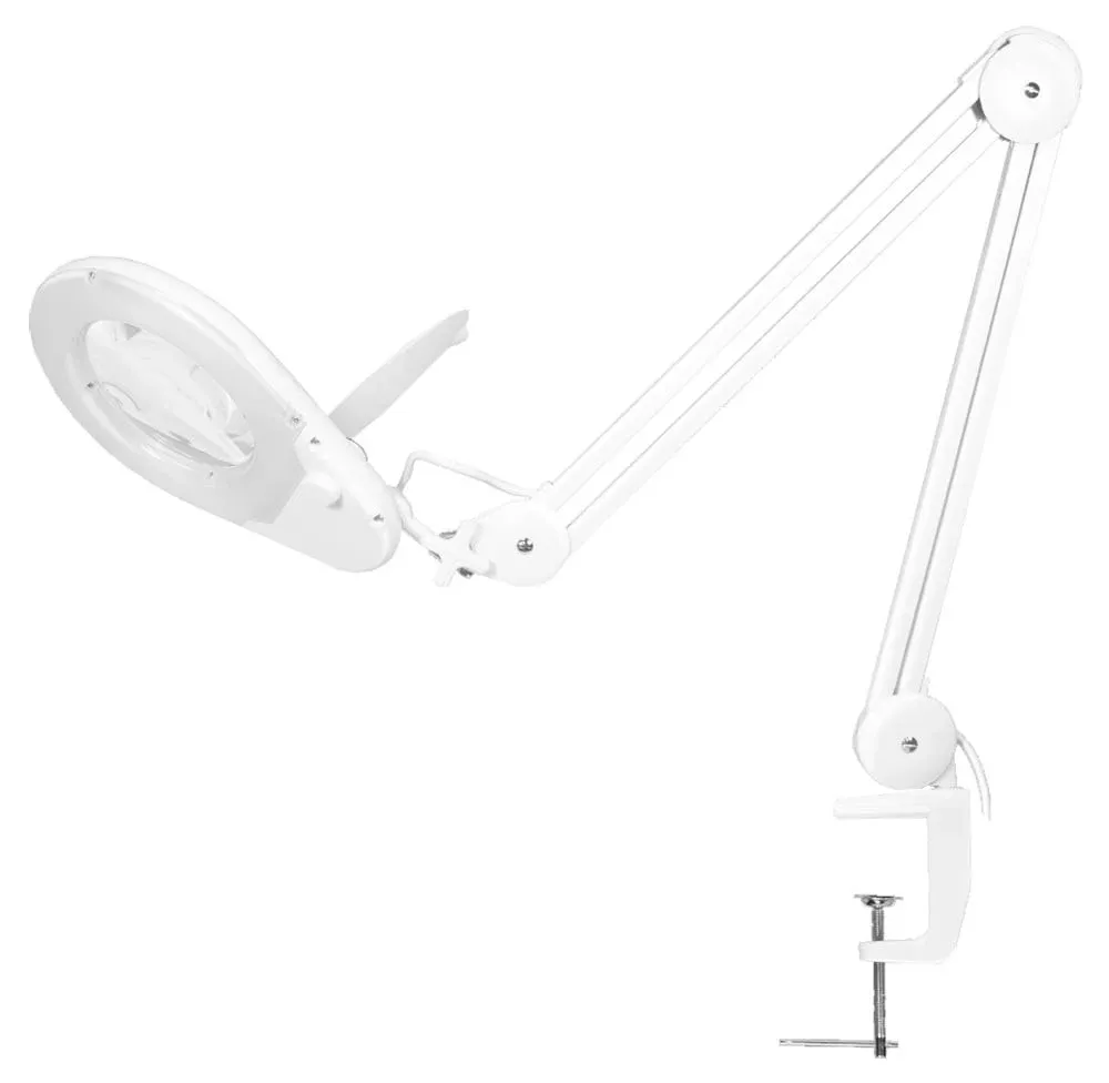 Lampada LED con Lente d'ingrandimento 5 Diottrie Attacco Morsetto