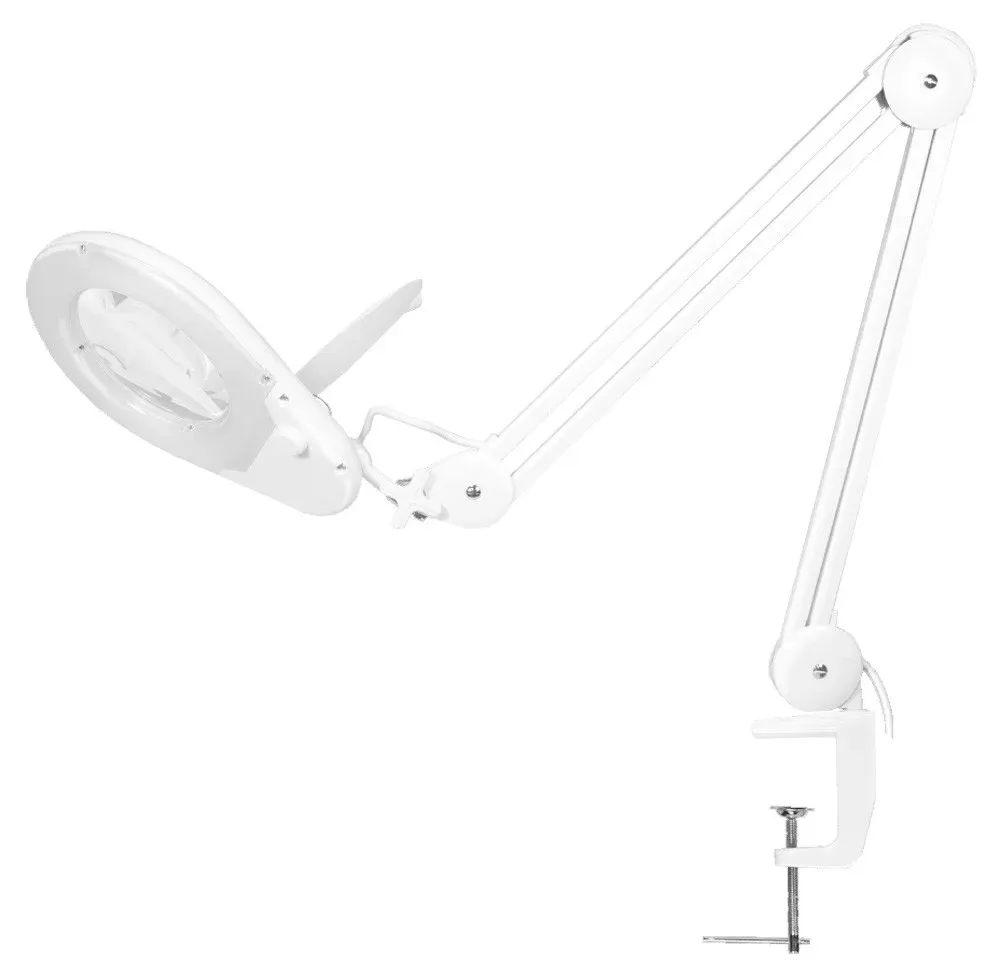 Lampada LED con Lente d'ingrandimento 5 Diottrie Attacco Morsetto