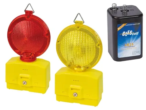 Lampeggiatori cantieri e batterie. Prezzo per Pezzo.
