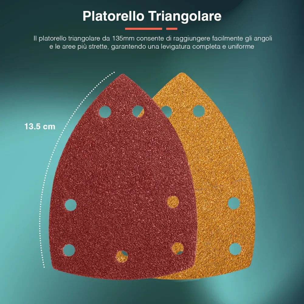 Levigatrice Orbitale Di Precisione Con Sacca Per Scarti 20v - 230hz