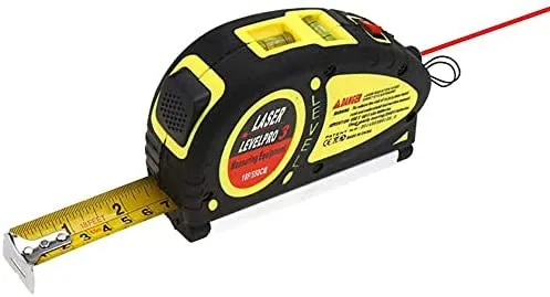 LIVELLA METRO LASER 3 1 PORTATILE CON PUNTATORE PORTATILE MISURA LIVELLO DI PRECISIONE 550 CM