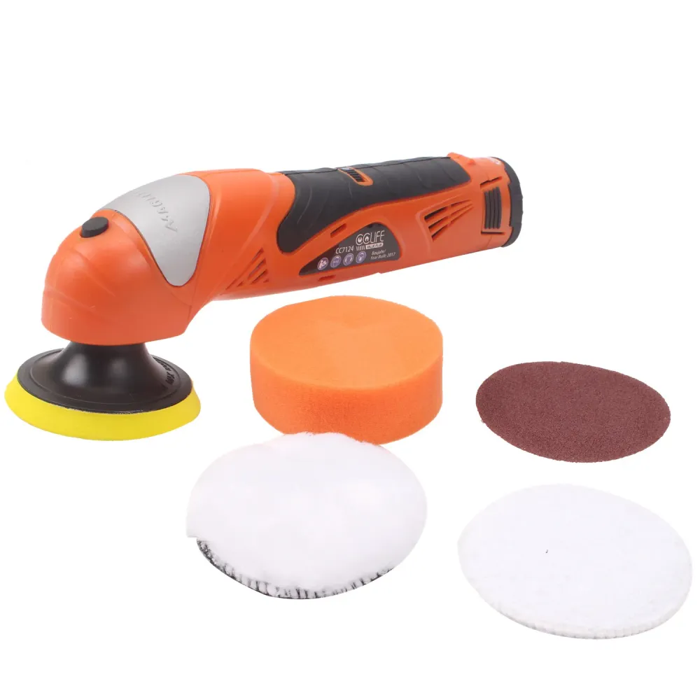 Macchina lucidatrice Akku 12V | Velocità 0 - 3000 rpm | ø80mm | Accessori estesi