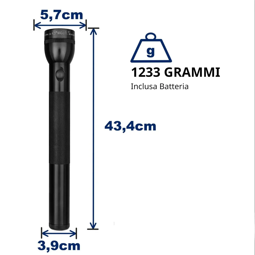 MAGLITE | CLASSIC MAGLITE 5D - Torcia
