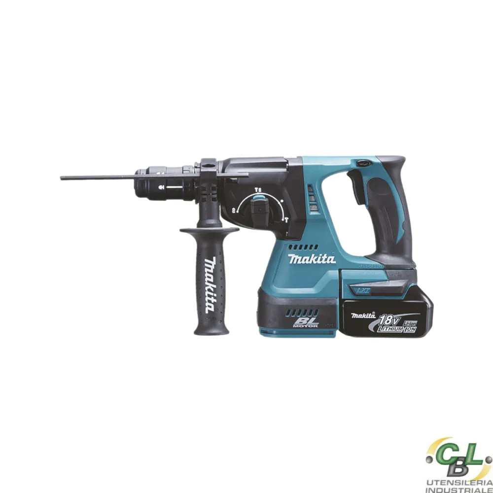 MAKITA TASSELLATORE SDS + 18V5Ax2 BL DOPPIO MAND