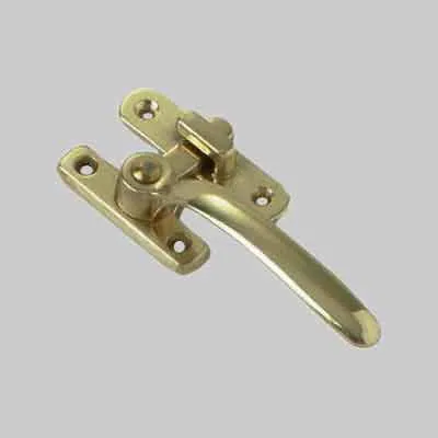 MANIGLIA DA BLOCCO Sx - Ottone lucido. Prezzo per Pezzo.