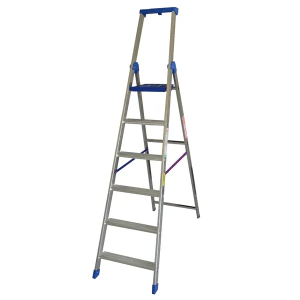 MARCHETTI - 20875 - Scala professionale Climb Evolution - 6 gradini - alluminio - Marchetti - 80739 - Conf. da 1 Pz.