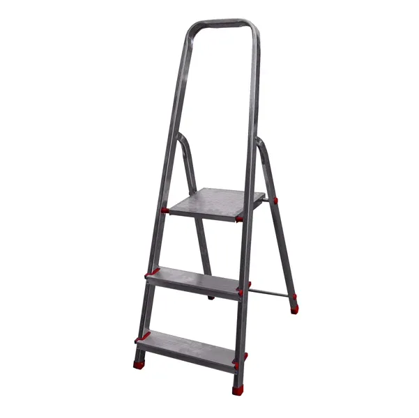 MARCHETTI - 21028 - Scala domestica Stella Basic - 3 gradini - alluminio - Marchetti - 80734 - Conf. da 1 Pz.