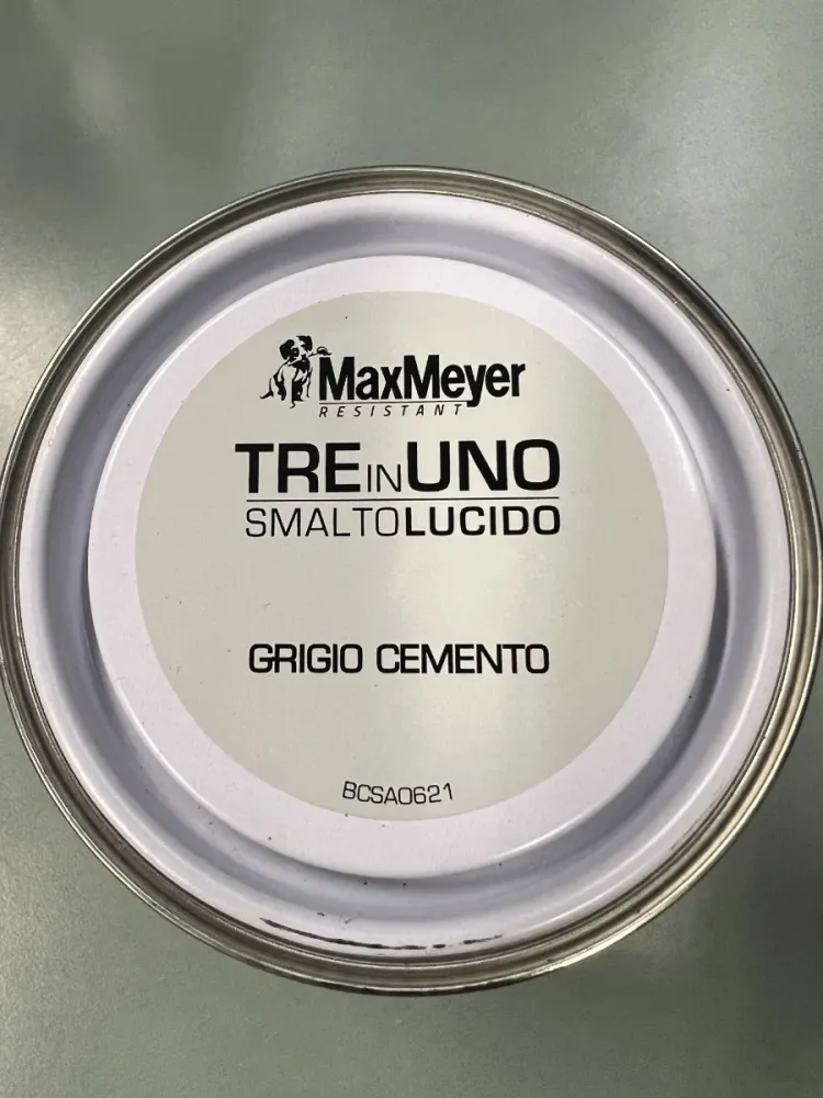 MAX MEYER - SMALTO ANTIRUGGINE 3 IN1 CEMENTO LUCIDO 500ML