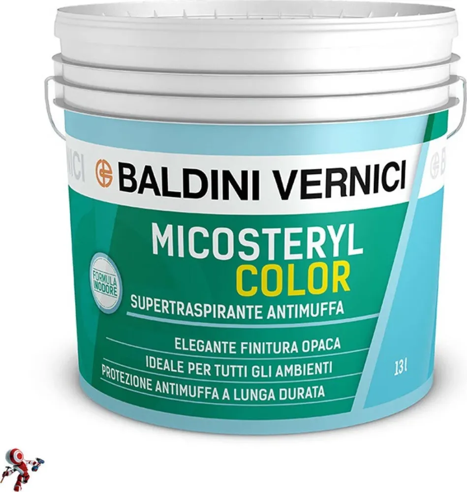 MICOSTERYL COLOR Bianco Idropittura traspirante antimuffa 13 Lt
