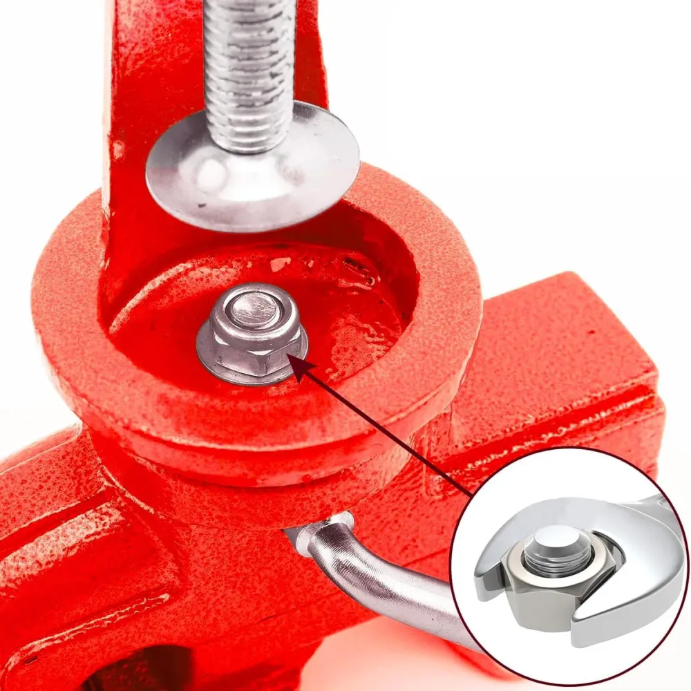Morsa Da Banco Girevole Acciaio 3cm