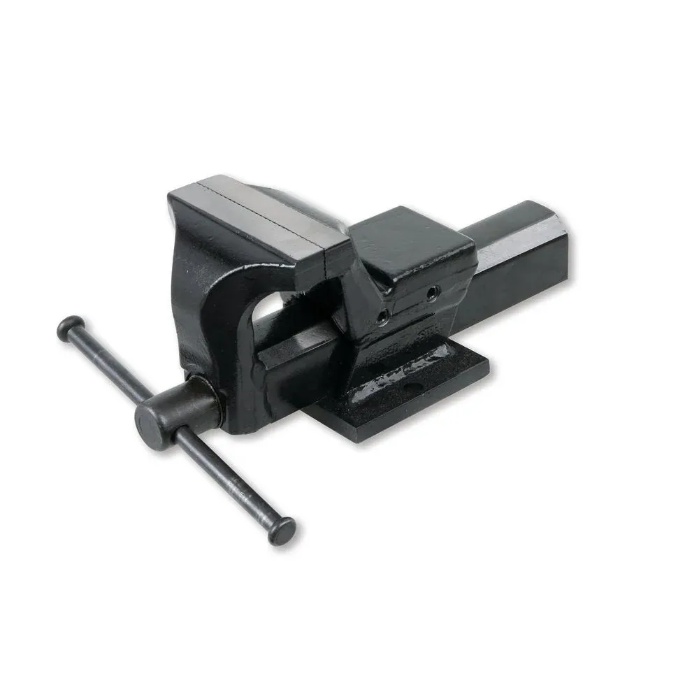 Morsa Parallela Forgiata da Banco : 130mm x L1: 125mm Base Girevole